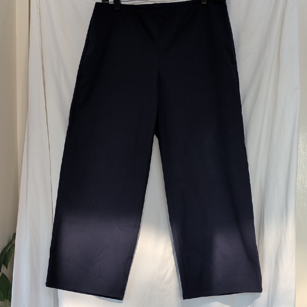 Eileen Fisher Organic Cotton Stretch Twill Crop Pant (NWOT)